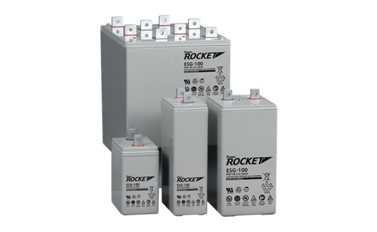 Battery Rocket ESG 2V untuk sistem UPS kapasitas besar