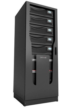 Rangkaian UPS modular Centiel CumulusPower 3 Phase, Universal Rack dan kabinet frame